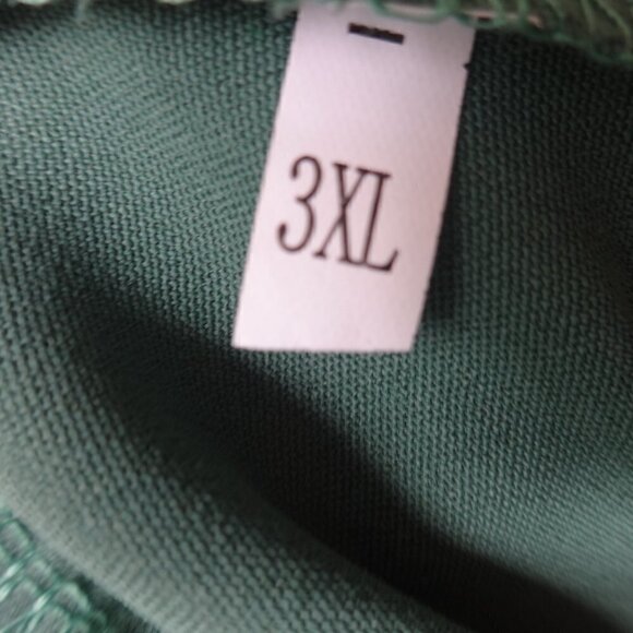Wrap pants, 3XL no brand sea foam green unlined polyester elastic waist feminine - Picture 3 of 10